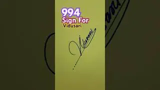 ❤️✒️#beasutiful #wet #sign #scribble #sign #design #for #vidusari