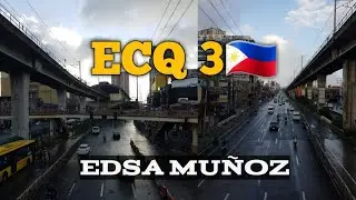 NCR ECQ 3 DAY 1 EDSA CAROUSEL BUS and EDSA TRAFFIC UPDATE MUNOZ/ROOSEVELT AREA Manila Philippines
