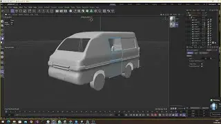 3D Model Car Van Cinema 4d