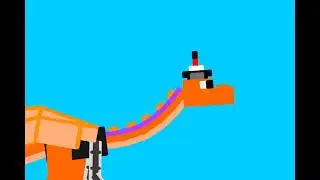 Test my oc/character (Ender Dragon style) test dc2 animation 