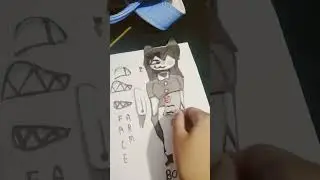 miss circle paper doll