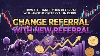 How to change your REFERRAL ID to another Referral ID in Deriv.
