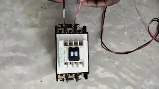 Magnetic contactor connection || magnetic contactor check