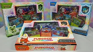 Opening Pokemon Scarlet/Violet Paldea Collection Sprigatito/Fuecoco/Quaxly - Pokemon Cards and Chill