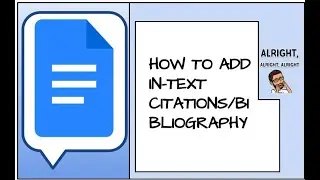 In text citation/Bibliography in Google Docs