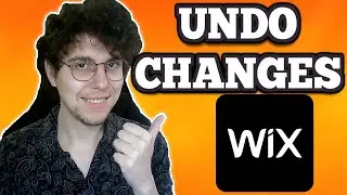 How To Undo Changes In Wix (EASY)