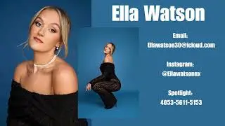 Ella Watson - Commercial Showreel