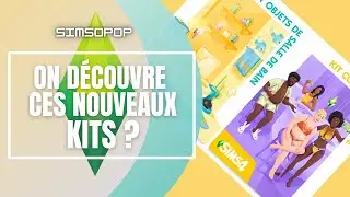 Je ne m'attendais pas à ces kits !  kits Simtimité et objets de salle de bain | SIMS 4 🤔