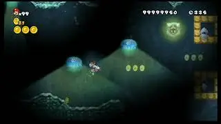 New Super Mario Bros. Wii World 8-4: Fire Flower