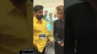 Dileep and Tamanna in bandra film promotion 🔥#dileep#tamanna#bandrafilm#trendingonshorts#viralshorts