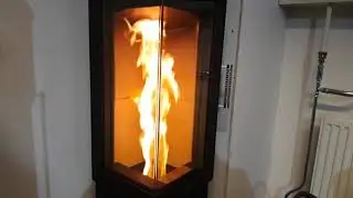 Max Blank 'hout /pellet' hoekkachel