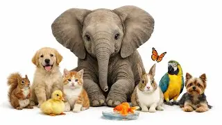 Beginner Animal Learning Video for Kids | Easy Animal Names for Toddlers | IbraKidsGame