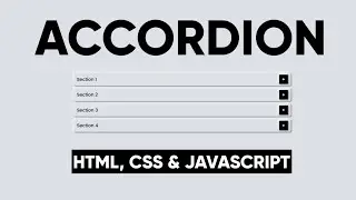 Accordion || Using #HTML #CSS #JAVASCRIPT || Tech Loop