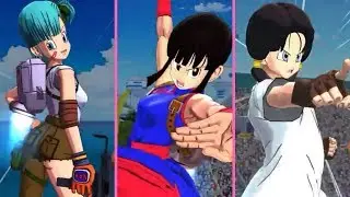 BRAND NEW SPARKING BULMA, CHI-CHI & VIDEL SUPER ATTACKS | Dragon Ball Legends