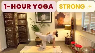 1-Hour Power Vinyasa Yoga Flow | Strong Hips, Balance & Full Body Strength