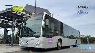 [LACROIX : bus CiteVal Franconville] Franconville Gare (boucle) | Mercedes Citaro C2
