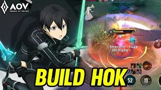 AOV : ALLAIN/KIRITO GAMEPLAY | BUILD HOK - ARENA OF VALOR LI&Ecirc;NQU&Acirc;NMOBILE ROV