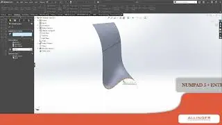 Solidworks Advanced Class A Surfacing Quik Tip - Boundary Surface Direction Vector Feature Trick !!!