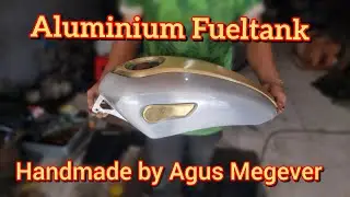 Aluminum fueltank handmade by Agus megever