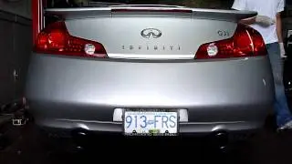 Exoticspeed R2-Titan Exhaust w/ High Flow Catalyzer- Infiniti G35 Coupe