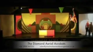 The Diamond Aerial Acrobats for Hire &ndash; Aerial Circus Acts - Rome