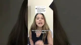 Voz presa na garganta? Te ajudo agora #tecnicavocal #auladecanto #voz