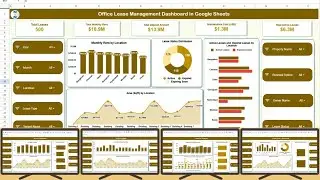 Office Lease Management Dashboard in Google Sheets