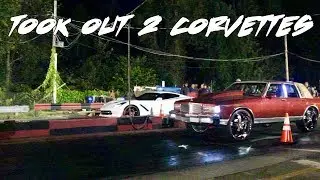 LGR BOX NITROUS BOX CHEVY ON 26s TOOK DOWN 2 STINGRAY CORVETTES IN ONE NIGHT!