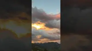 Sunset In The Mountains ⛰️ #colorado #sunset #shorts #wildlife