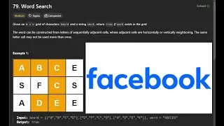 Word Search in JavaScript | Backtracking | Leetcode 79| Faangtastic Solutions | FAANG tastic