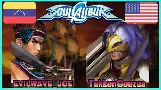 Soulcalibur || EVILWAVE_JOE 🇻🇪 VS 🇺🇸 TekkenGeezus || FLYCAST FIGHTCADE 2