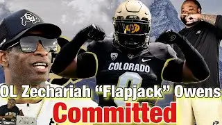 Buffs Forever: Zechariah &ldquo;Flapjack&rdquo; Owens Adds Size To CUBuffs Offensive Line 6&rsquo;6 375 Wow! 👀🦬