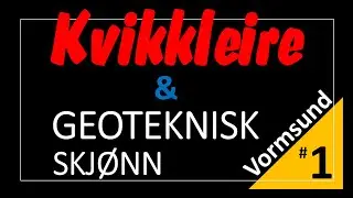 Geoteknisk skj&oslash;nn #1- 360 Vormnes