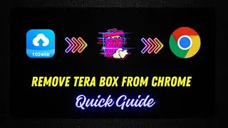 How To Remove Tera Box From Google Chrome 2025✔ | Uninstall Tera Box Pc⚡ | Technical Janiii🔥