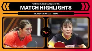Hitomi Sato vs Asuka Sasao | WS Final | WTT Feeder Cappadocia II 2025