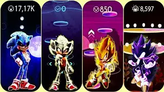 Sonic Exe- Hyper Sonic- Fleetway Super Sonic- Dark Sonic by- @baiduplayer2000 #tileshop #sonicexe