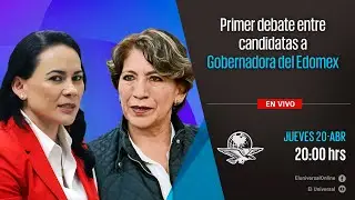 Primer debate entre Delfina Gómez y Alejandra Del Moral