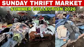 Sunday Thrift Market | Boys Summer Collection 2026 | Lal Kila Cheapest Branded Clothes Market Delhi