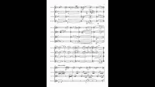 Ilyushonok V. - Sax quartet [Score-Video] 2022.