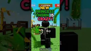 How good is the NEW Princess Thorn in Grow a Garden 🤔 #shorts #roblox
