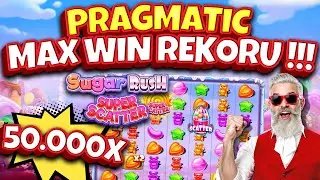 SLOT OYUNLARI 🍭 Sugar Rush Super Scatter 🍭 PRAGMATIC MAX WIN REKORU !!! #slotlevo #slots