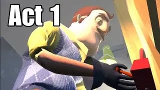 Hello Neighbor (Mobile) - Gameplay Walkthrough Act 1