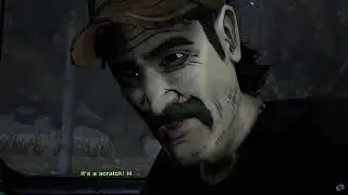 The Walking Dead Lee convinces Kenny to stop the train