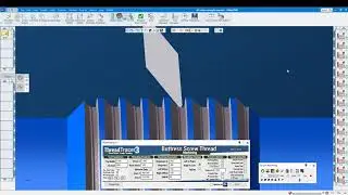 ThreadTracer -  Custom Buttress thread with negative angle in GibbsCAM
