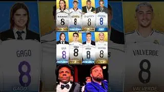 Real Madrid&rsquo;s No.8 Evolution &mdash; From McManaman to Valverde 👑⚽ (1999&ndash;2025)