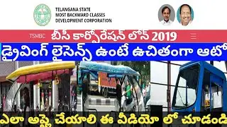 Bc Corporation Lons 2019 in telangana|how to apply for bc corporation loan