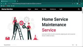 How to Add HTML and CSS to ASP.NET MVC Application| Home Service Project In MVC |Clever Learning|#2