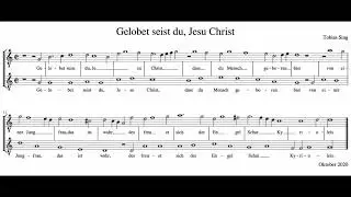 Gelobet seist du, Jesu Christ - chorale bicinium