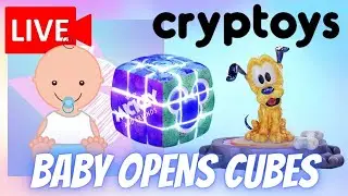 OPENING MORE MICKEY AND FRIENDS CRYPTOYS WITH MY 1 YEAR OLD BABY!
