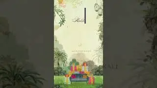 Wedding Phone Verticle Invitation  | VTPainting001